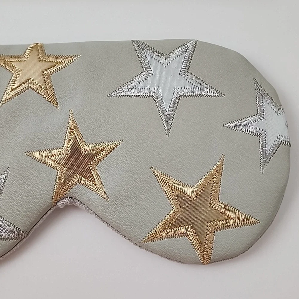 Free People & Understated Vegan Leather Starry Eyed Sleep Cooling Eye Mask Mint